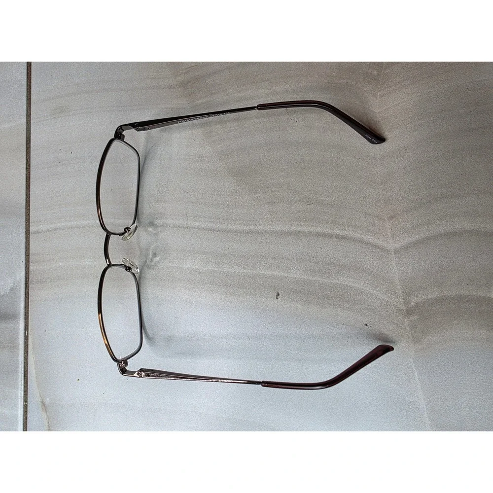 Parade by Avalon‎ Brown Metal Eyeglass Frames PQ01619 53-18-135 Rectangular F2